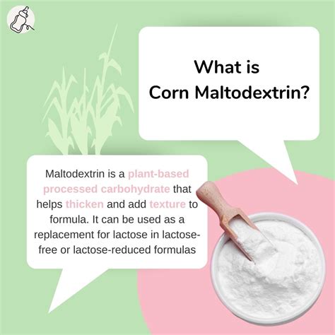 maltodextrin from maize.